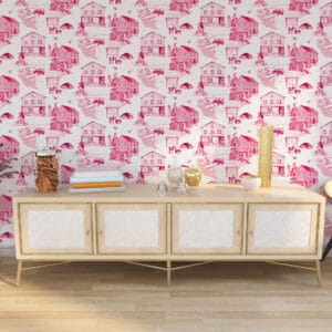 Brewster Cape Cod Toile Wallpaper