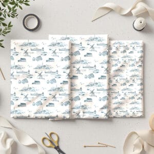 Nantucket Cape Cod Toile Fabric