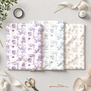 P-Town Cape Cod Toile Fabric