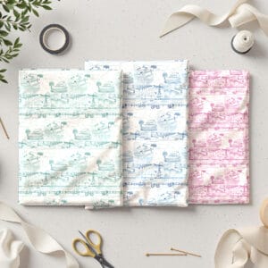 Wellfleet Cape Cod Toile Fabric