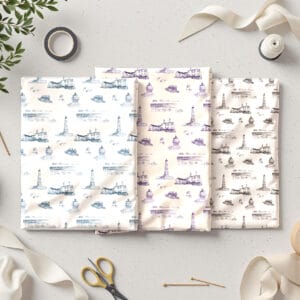 Duxbury Massachusetts Toile Fabric