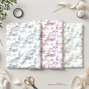 Hanson Massachusetts Toile Fabric