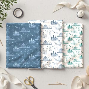 Pembroke Massachusetts Toile Fabric