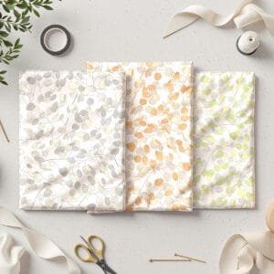 P1940 Lunaria Seeds Fabric