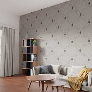 P1479 Double Ogee Dot Wallpaper