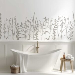 P2216 Silhouette Plants Wallpaper