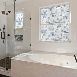 Eastham Cape Cod Toile Window Decal