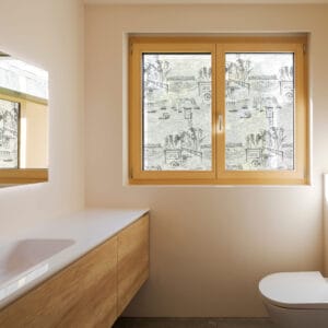 Harwich Cape Cod Toile Window Decal