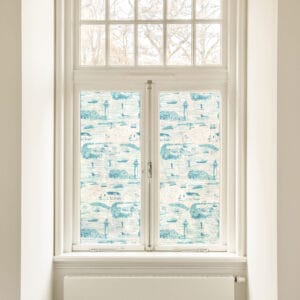 Chatham Cape Cod Toile Window Decal