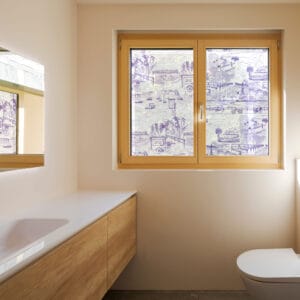 Wellfleet Cape Cod Toile Window Decal