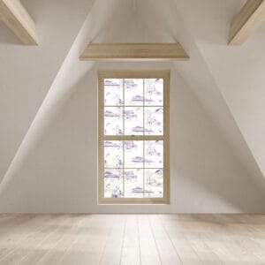 Woods Hole Cape Cod Toile Window Decal