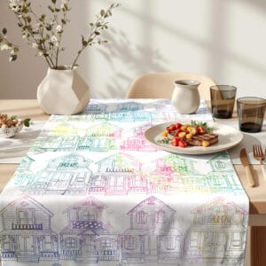 Gingerbread Houses Fabric