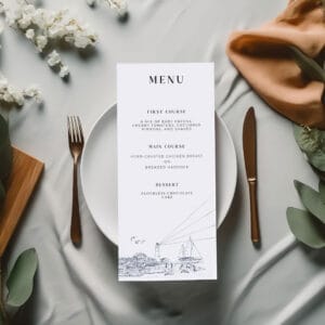 Wedding Menu | Lighthouse Keeper