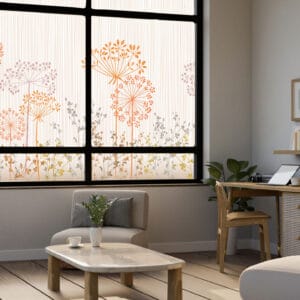 P2114 Dandelions and Sprigs Window Decal