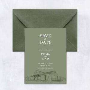 Save The Date Cards | Camp Kiwanee Toile