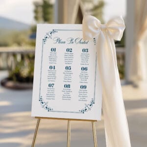 Seating Chart | The Nantucket Toile
