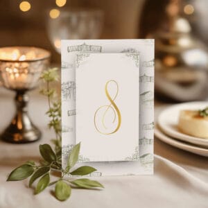 Table Numbers | Camp Kiwanee Toile