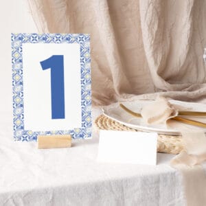 Table Numbers | Lemon Mosaic