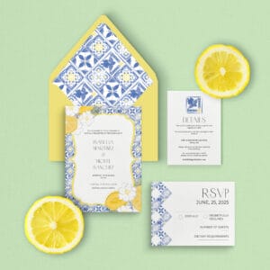 Wedding Stationery Suite | Lemon Mosaic