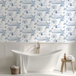 Eastham Cape Cod Toile Wallpaper